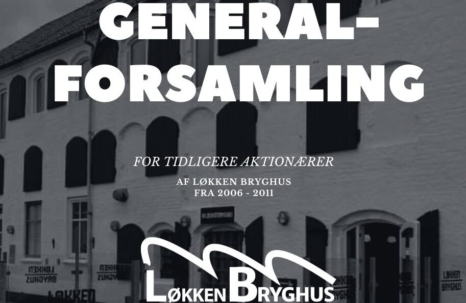 Generalforsamling på Løkken Bryghus
